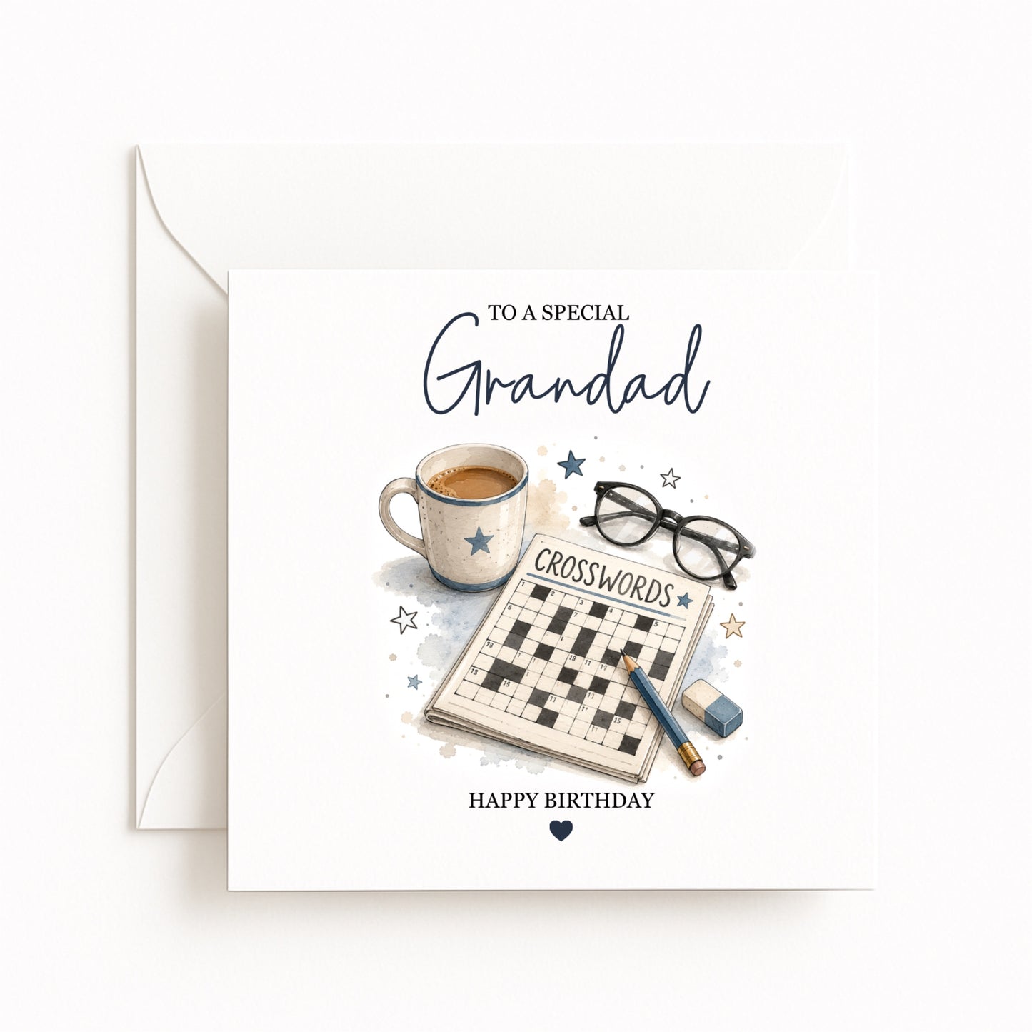 Personalised Crosswords Birthday Card
