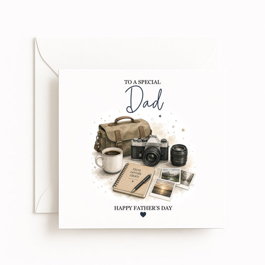 Photography Theme Father’s Day Card