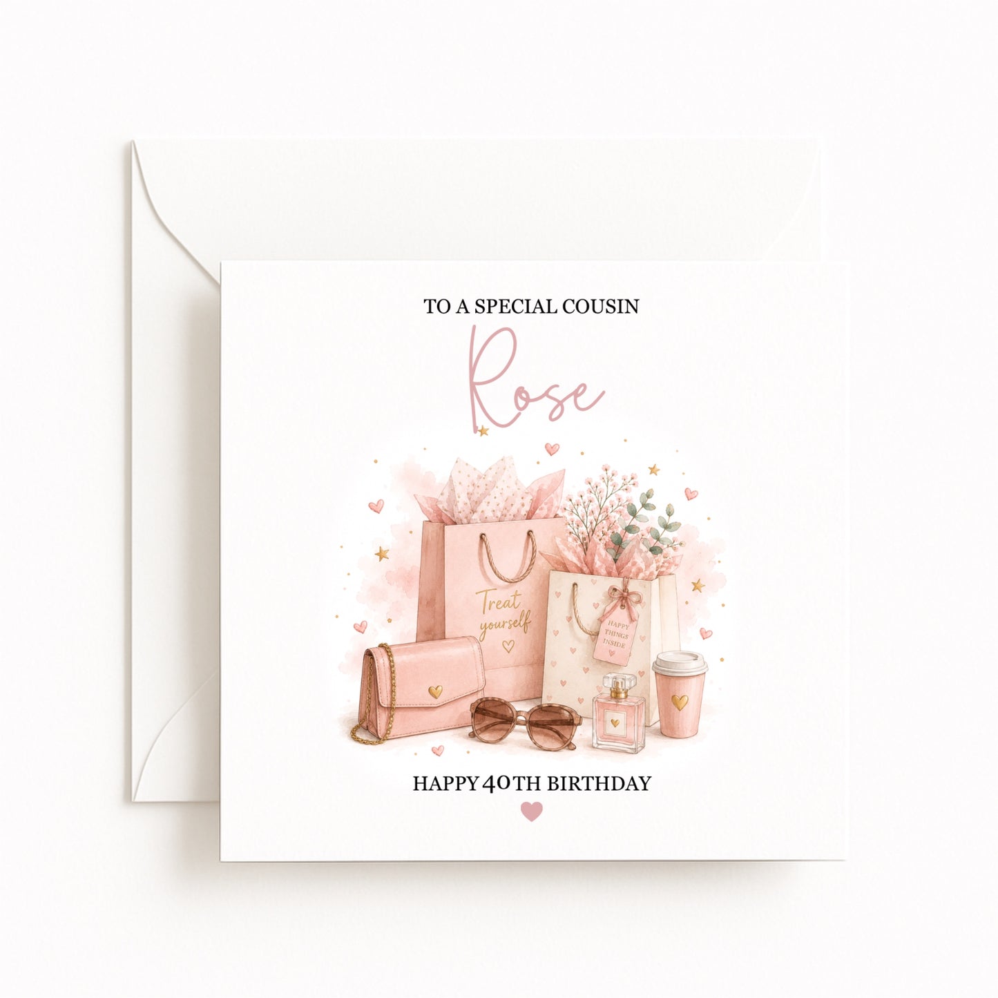 Shopping Spree Birthday Card