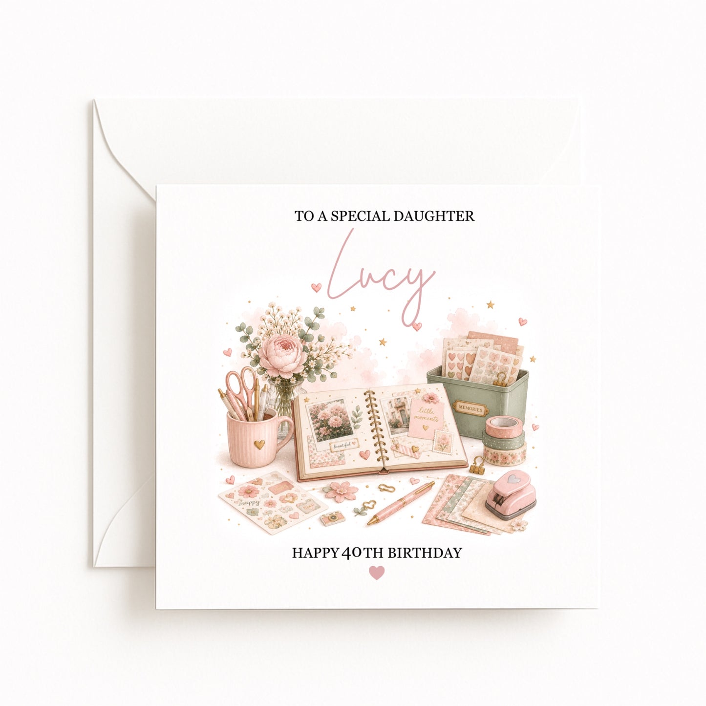 Scrapbooking Birthday Card