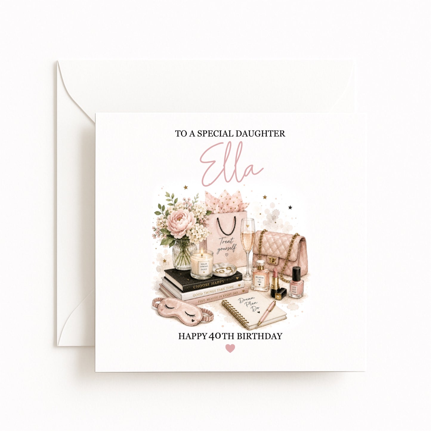 Pamper Day Birthday Card