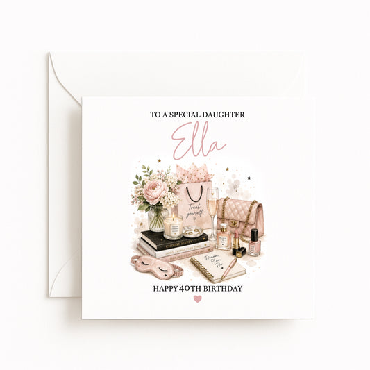 Pamper Day Birthday Card