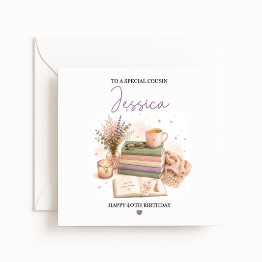 Book Lover Birthday Card