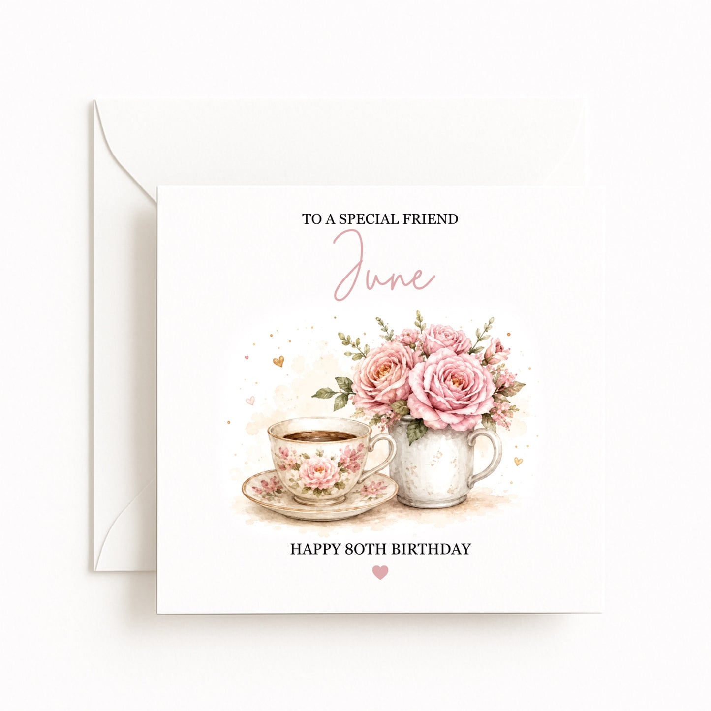 Teacup Birthday Card