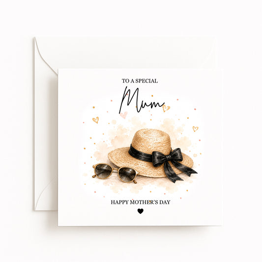 Sun Hat Mother’s Day Card