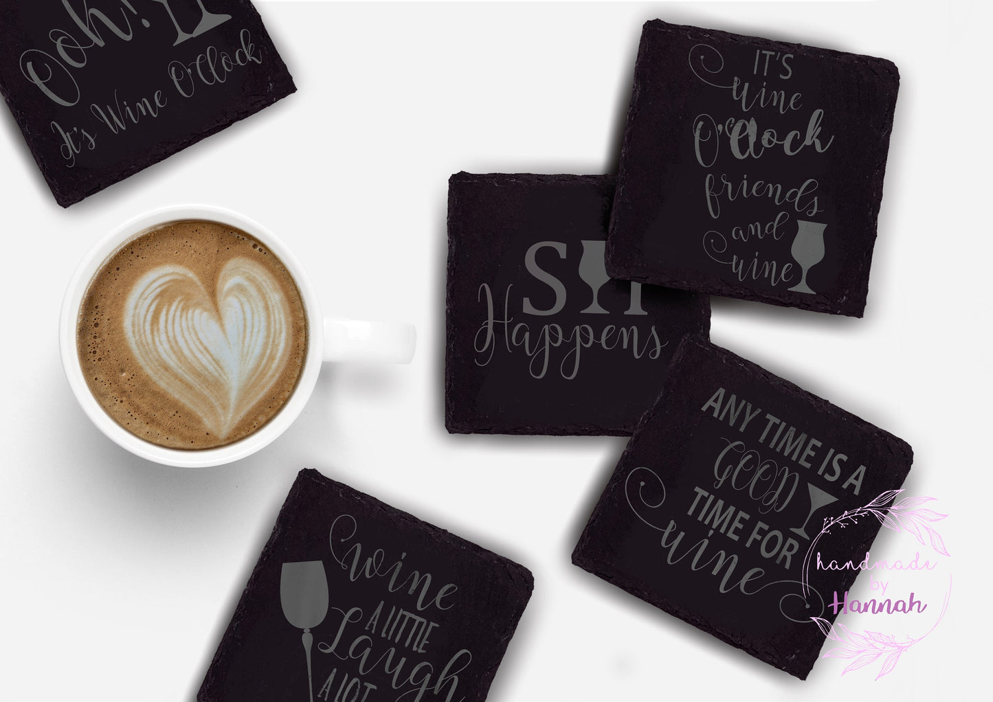 Wine Quotes Slate Coasters